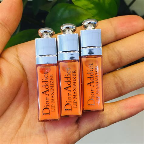 dưỡng dior mini|son Dior lip maximizer.